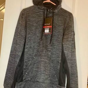 NWT Spyder Men’s Gray Hooded Sweatshirt Size Medium